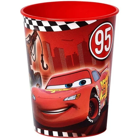 16oz Plastic Cups - Cars (12ct) - Amscan