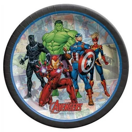 7" Paper Plates - Avengers Power Unite (8ct) - Amscan