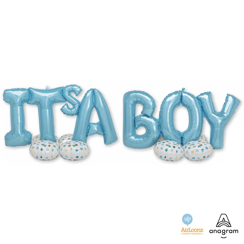 100" Deluxe AirLoonz Kit - It's a Boy