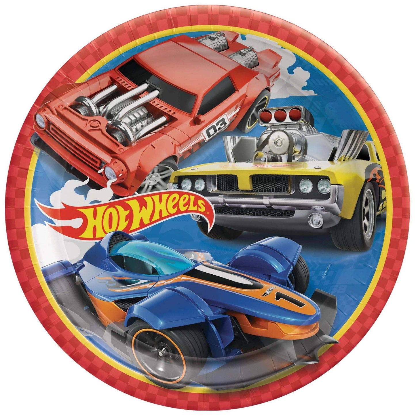 9" Hot Wheels Paper Plates (8 Count) - Amscan