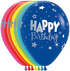 11" Happy Birthday Fantasy Assorted (50ct) - Sempertex