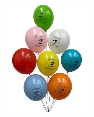 12" Happy Birthday (12 Bags of 8ct - 10ct) - Premium Party Distribution