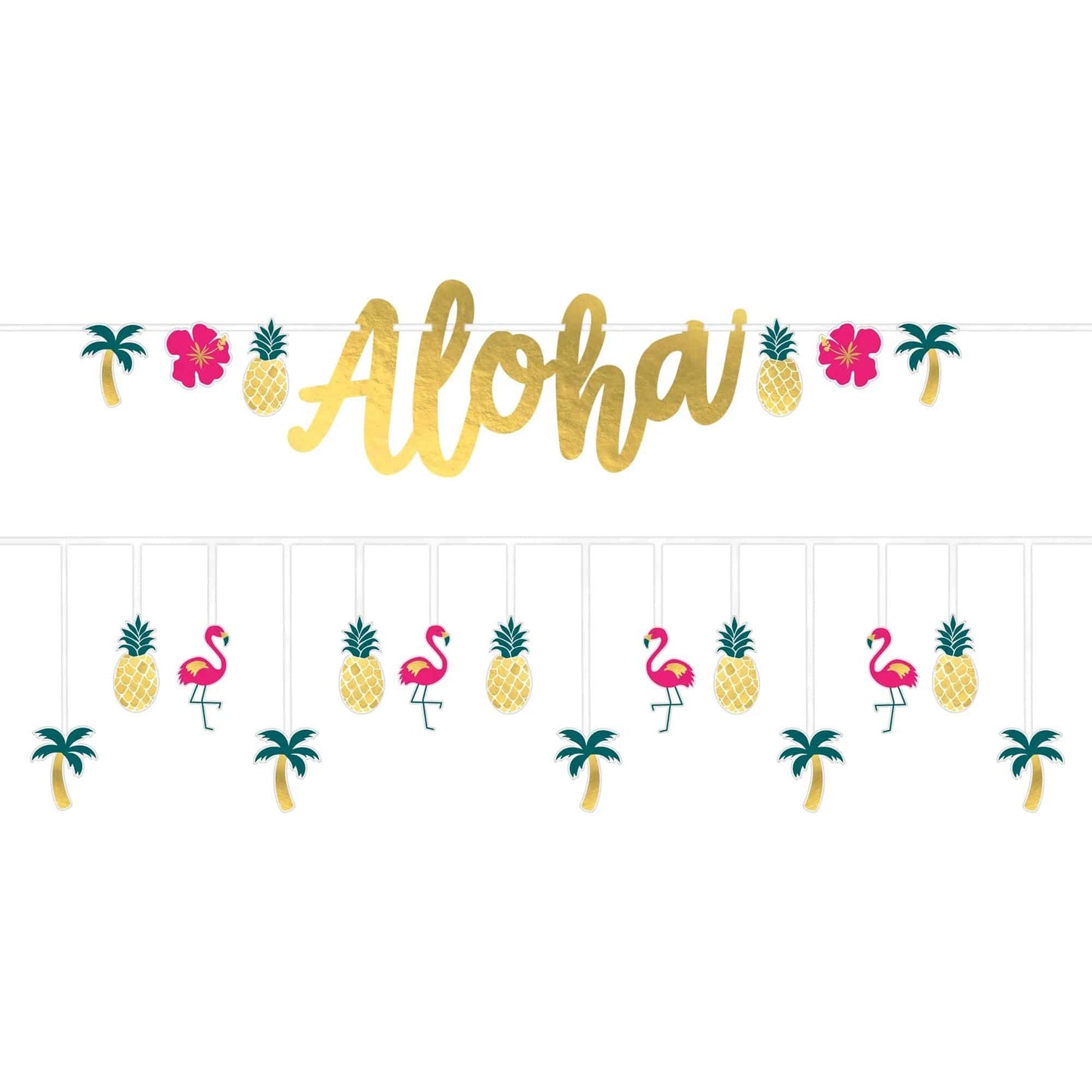 12' Luau "Aloha" Banners (2ct)