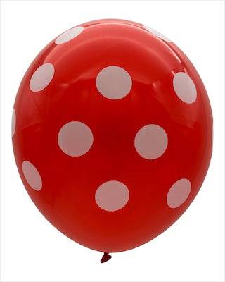12" Polka Dots (12 packs/8ct) - Premium Party Distribution