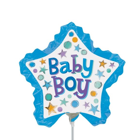 14" Baby Boy Star with Ruffle (10ct)