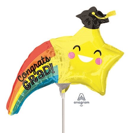 14" GRAD Shooting Star Mini Shape - Air Fill & Heat Seal