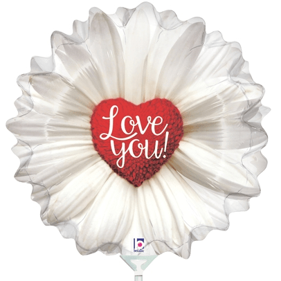 14" Love You Daisy (10ct) - Betallic