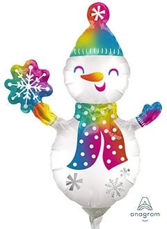 14" Satin Infused Snowman (10ct)