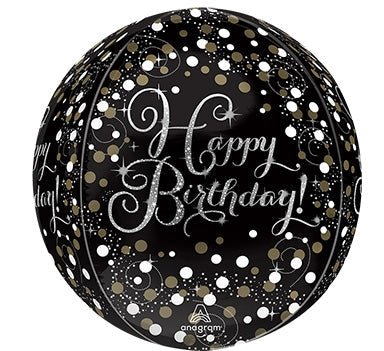 15" Orbz - Sparkling Birthday