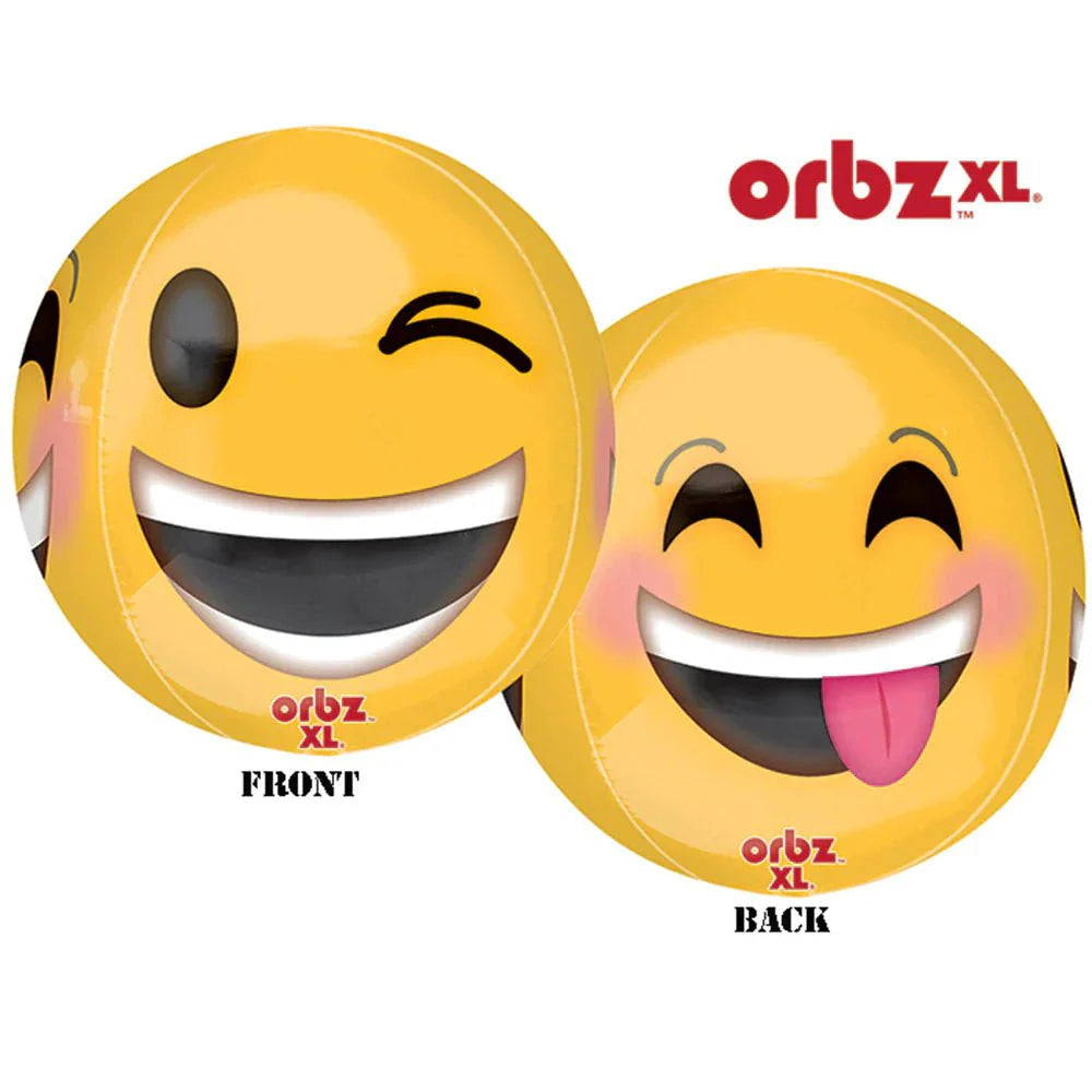 15" Orbz - Winky Smiley Emoji