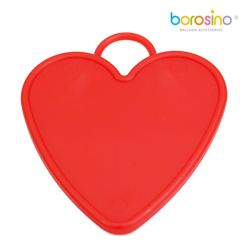 15g Balloon Weight- Red Heart (100ct) - Borosino
