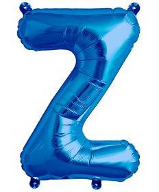 34" Balloon Letters - Blue - Party America