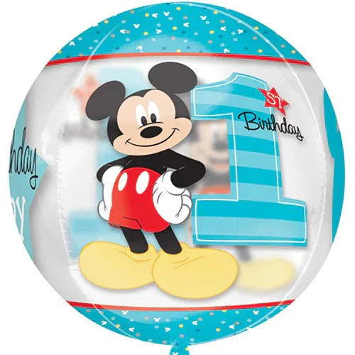 16" Orbz - 1st Birthday Mickey Mouse