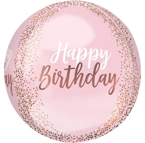 16" Orbz - Blush Birthday