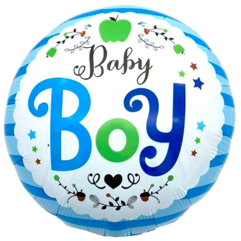 18" Baby Boy - Ditsy Floral - 50ct - Party America