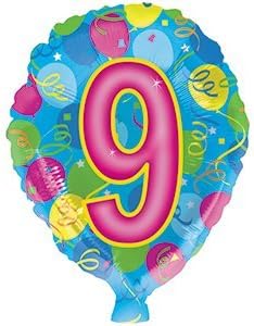 18" Balloon Shape - Number 9