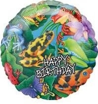 18" Birthday Frogs & Lizards (25ct)