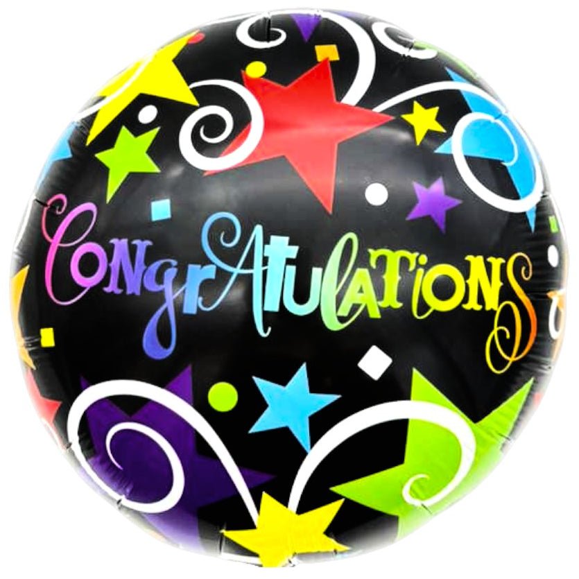 18" Congratulations - Assorted Stars - 50ct - Party America