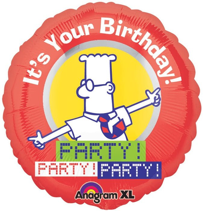 18" Dilbert Happy Birthday