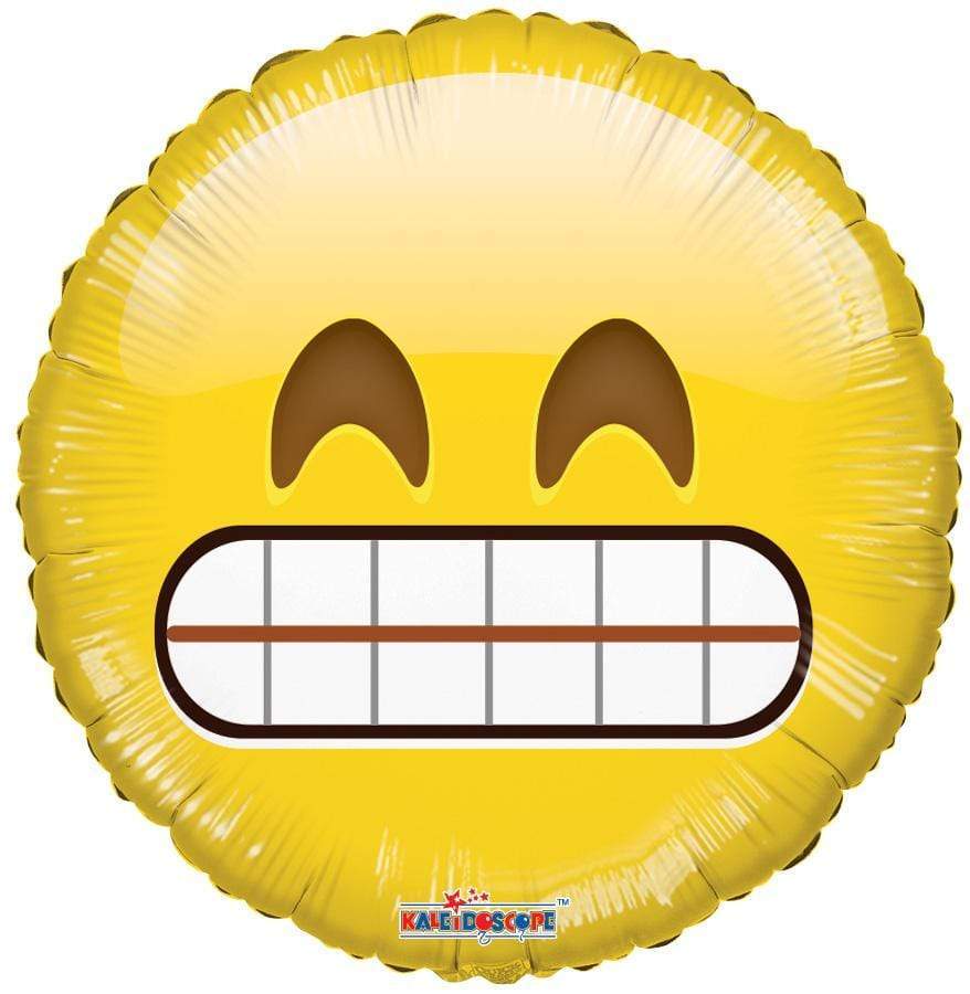 18" Emoji - Smiley Teeth (100ct) - Conver USA