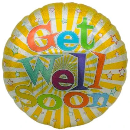 18" Get Well Soon - Assorted Stars - 20ct - Party America
