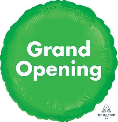 18" Grand Opening - Green