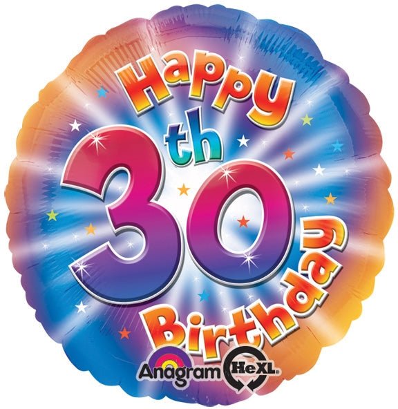 18" Happy 30th Birthday