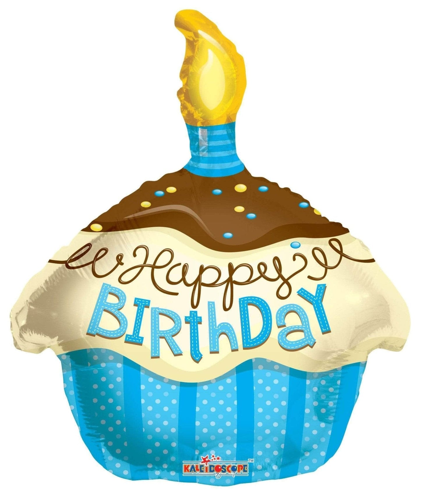 18" Happy Birthday Cupcake (100ct) - Conver USA