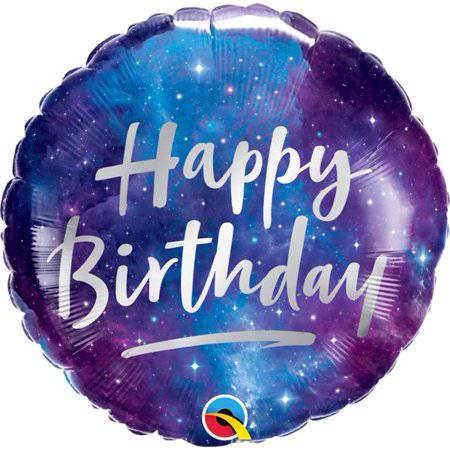 18" Happy Birthday Galaxy