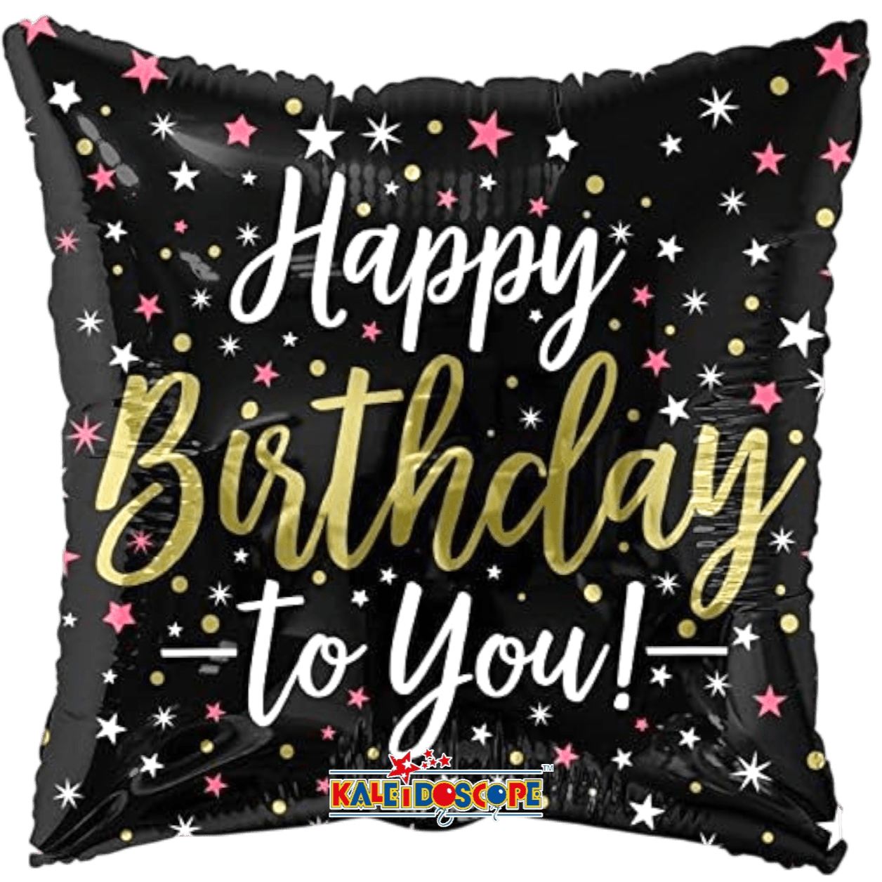18" Happy Birthday to You - Black (100ct) - Conver USA