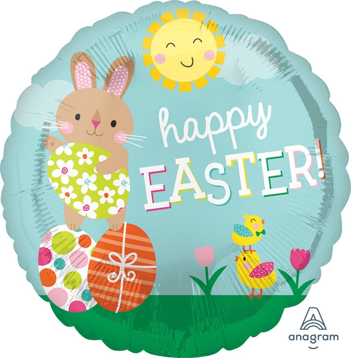 18" Happy Easter Bunny & Chicks (5ct)