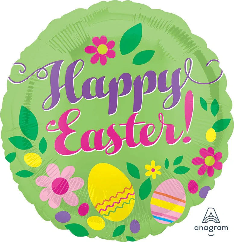 18" Happy Easter Green - Anagram