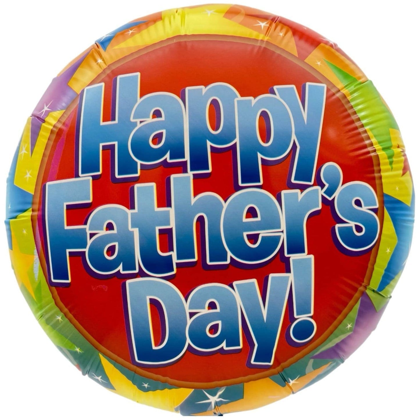 18" Happy Father's Day Multicolor Stars - 50ct - Party America