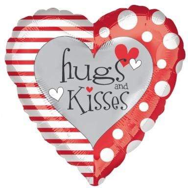 18" Heart Hugs and Kisses