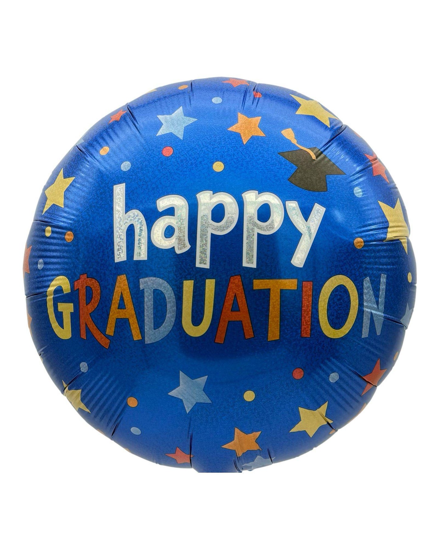 18" Holographic Happy Graduation Multicolor - 50ct - Party America