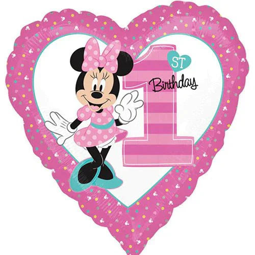 18" Minnie Mouse - 1st Birthday