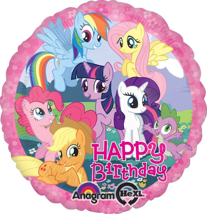 18" My Little Pony Happy Birthday (10ct)
