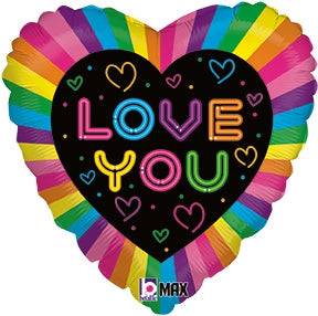 18" Neon Love