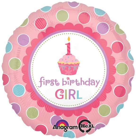 18" Sweet Little Cupcake Girl (10ct)