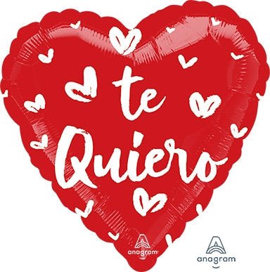 18" Te Quiero Fresh Hearts