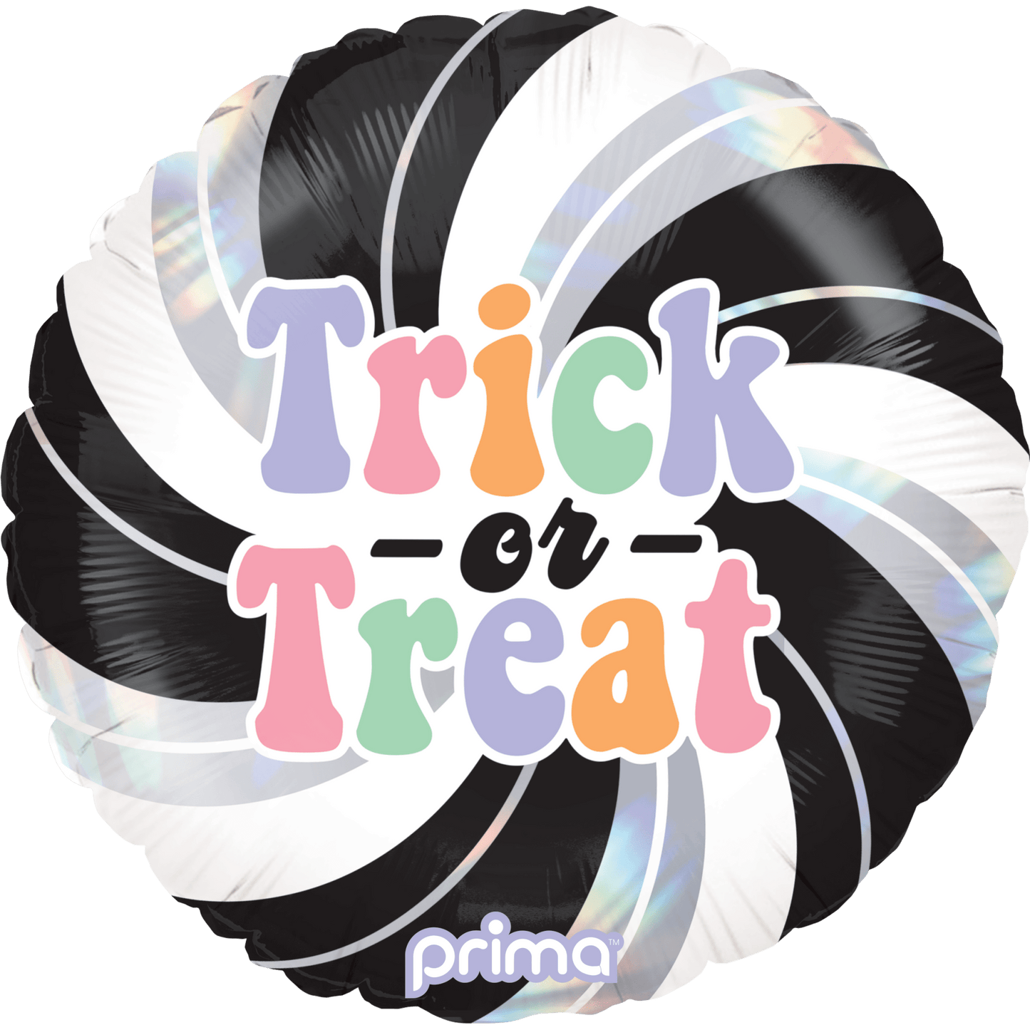 18" Trick - or - Treat Holographic Swirl