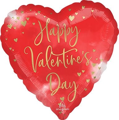 18" Valentine's Day Tiny Gold Hearts (25ct) - Anagram