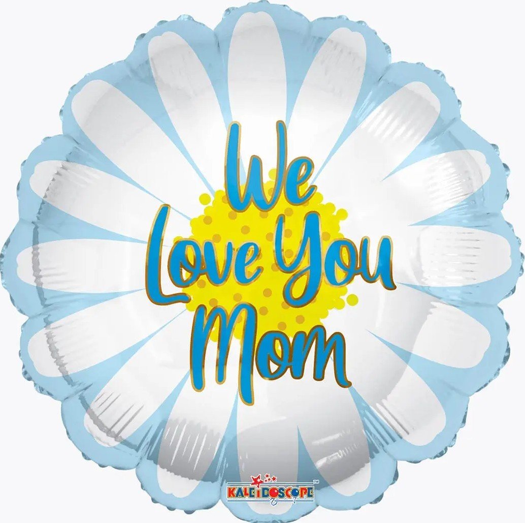 9" We love You Mom Daisy (100ct) - Conver USA