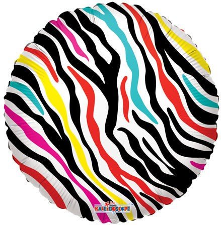 18" Zebra Print - Colorful - Conver USA