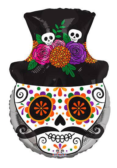 20" Catrin Skull Day of the Dead (5ct) - Conver USA