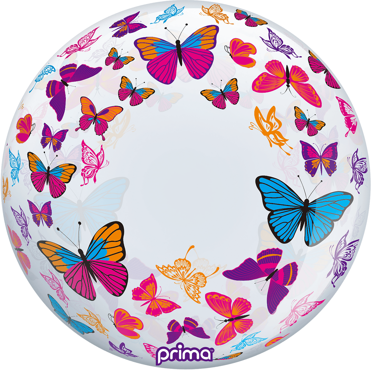 20" Colorful Butterflies Sphere