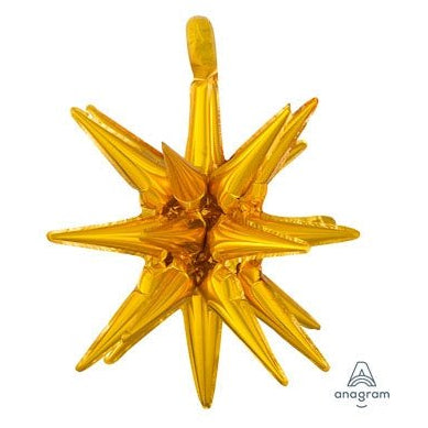 20" GOLD Magic Star - Foil Balloon *Air Fill Only*