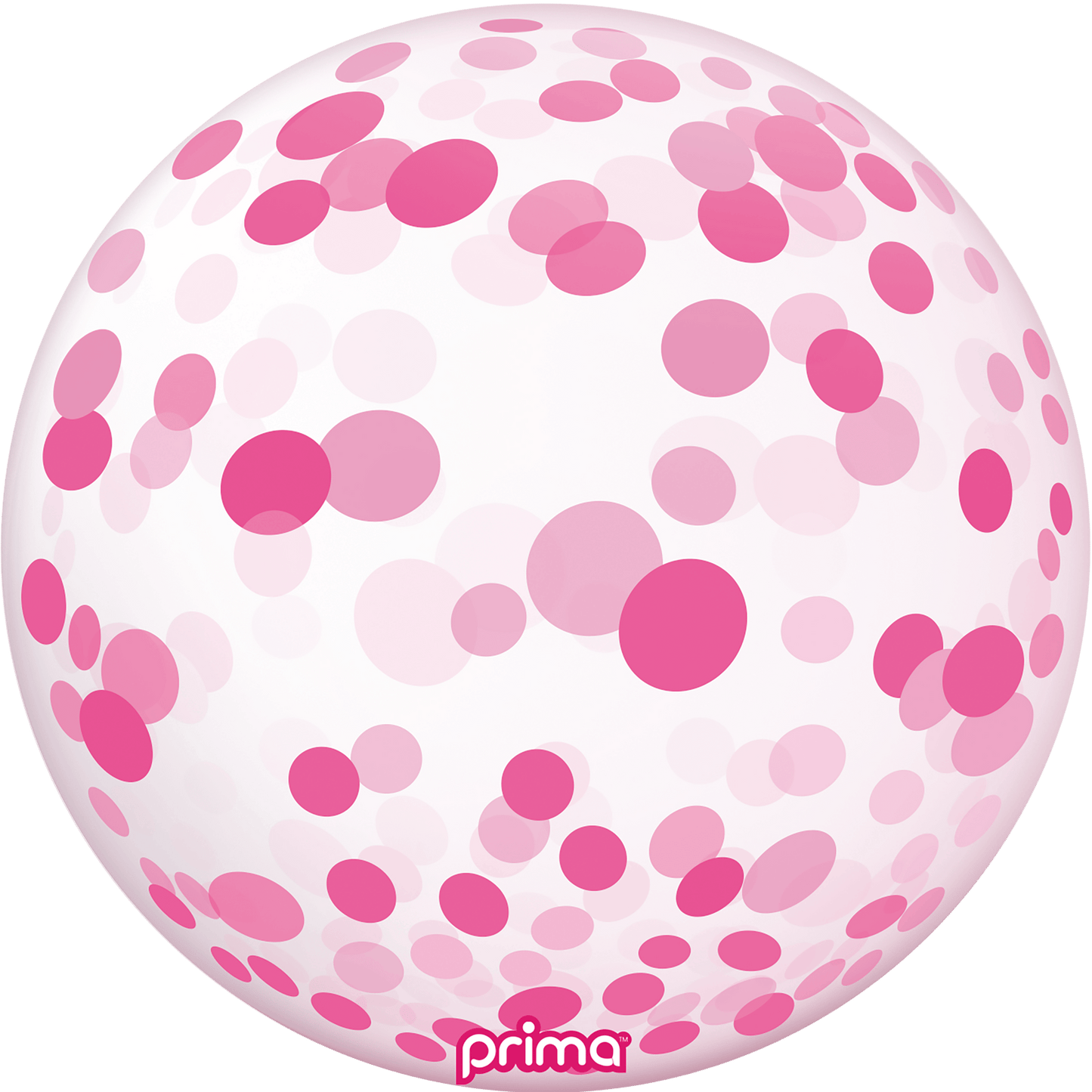 20" Pink Confetti Sphere