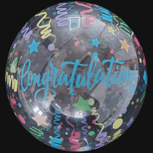 21" Clear Bobo - Congratulations