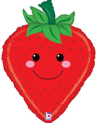 21" STRAWBERRY Produce Pal - Foil Balloon